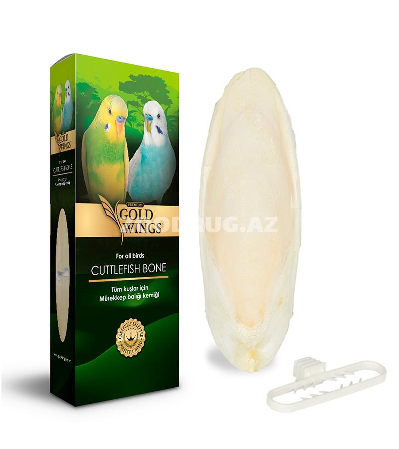 Натуральная кость Gold Wings кальмара для всех птиц 17 гр.