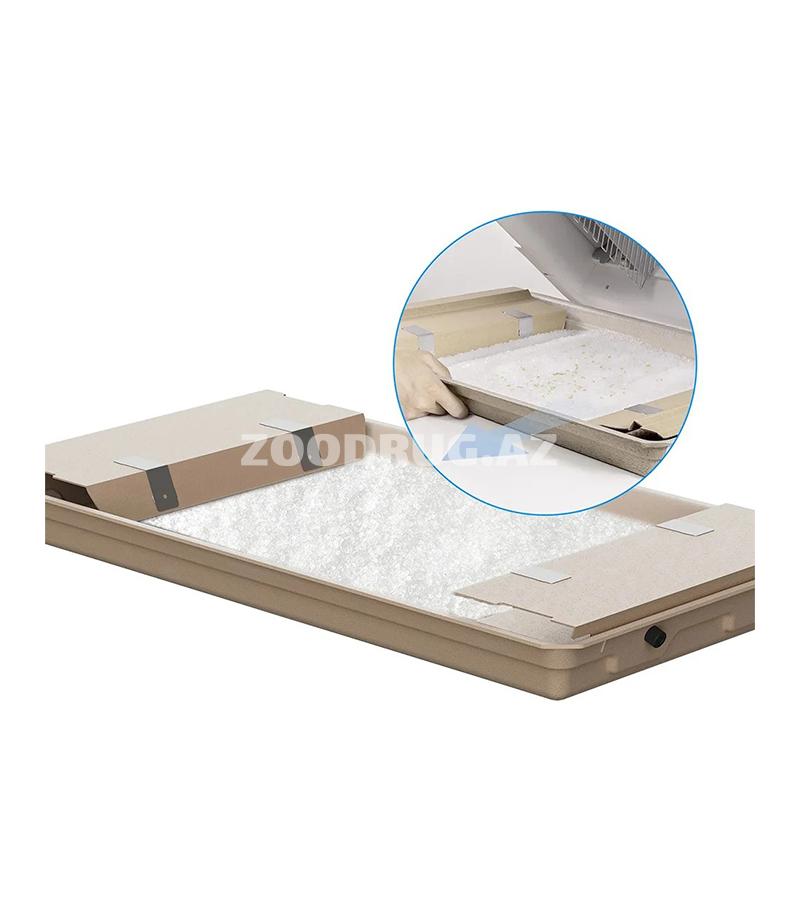 Автоматический туалет PETKIT Crystal Litter Set C01 разработанный для обеспечения максимально удобного, гигиеничного и безопасного ухода за кошачьим туалетом.