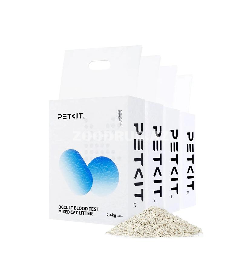 Интеллектуальный наполнитель PETKIT Occult Blood Test Mixed Cat Litter, который заботится о гигиене и здоровье вашей кошки