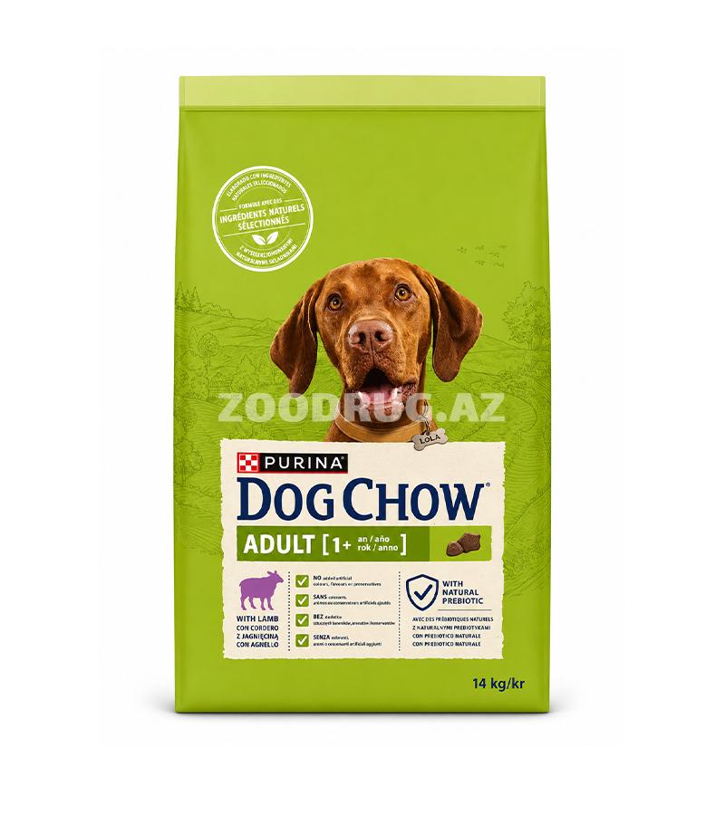 Сухой корм Purina Dog Chow Adult - для взрослых собак всех пород старше 1 года со вкусом ягненка.