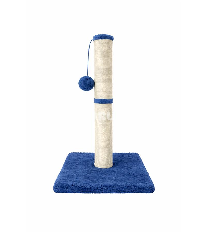 Когтеточка-столбик Nunbell 258 из сизаля. Цвет:Синий. Высота: 60 см.