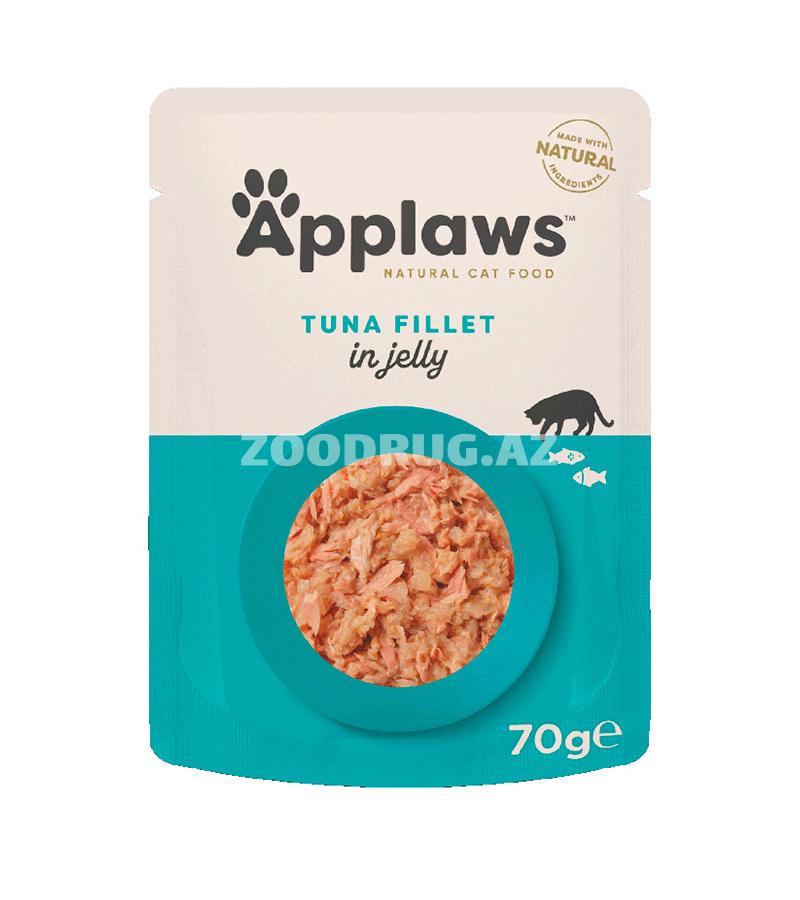 Влажный корм Applaws Tuna Fillet in Jelly для взрослых кошек со вкусом тунца в желе 70 гр.