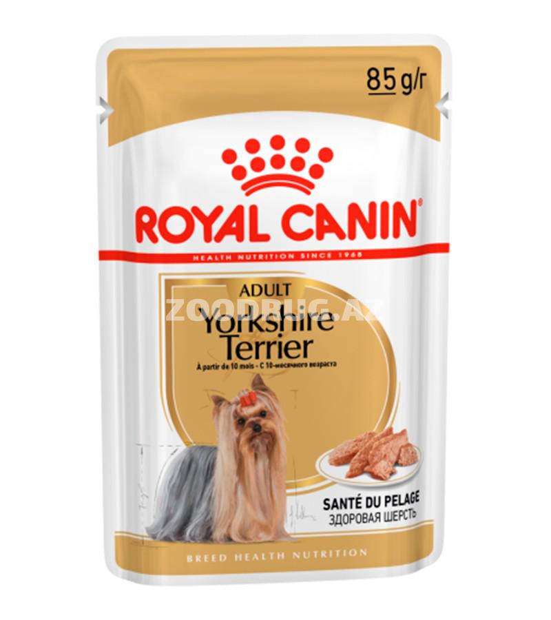 Влажный корм Royal Canin Yorlshire Terrier Adult Pate для взрослых собак, йоркширский терьер, паштет 85 гр.