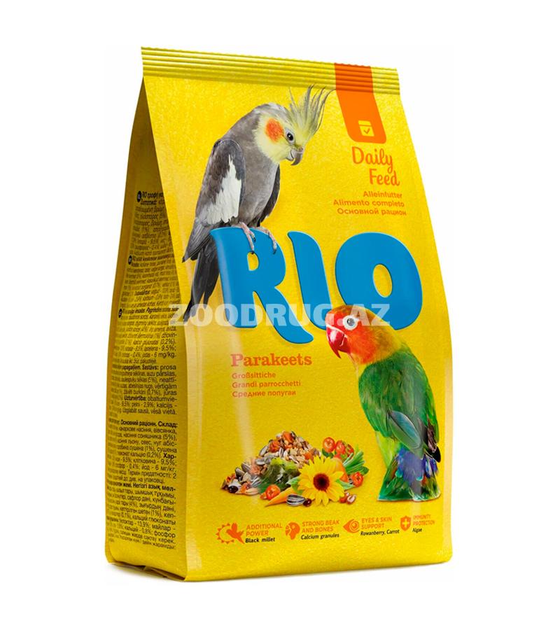 Корм Rio полноценный, повседневный для средних попугаев 500 гр.