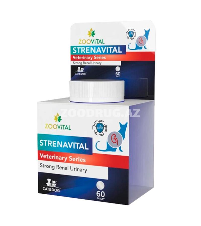 Витаминная добавка ZOOVITAL Sternavital Dog&Cat поддержка мочевой системы для кошек и собак 60 табл.