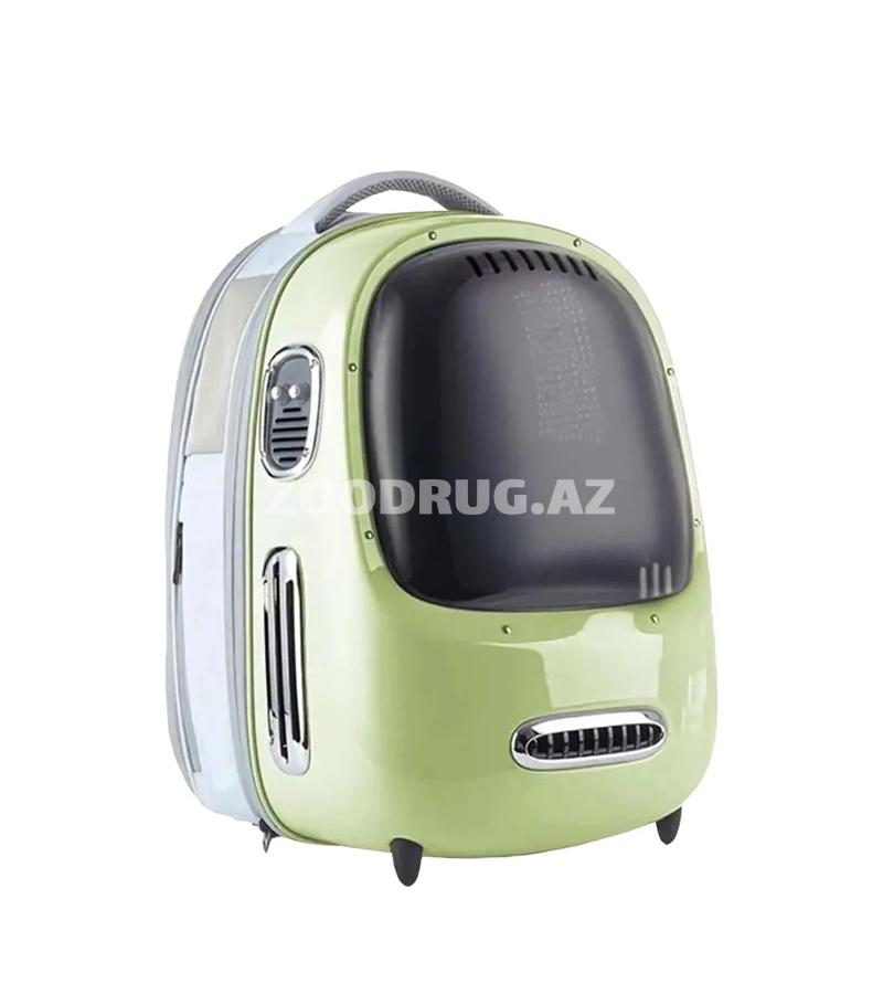 PETKIT Power Dock (yaşıl rəng)-pişiklər və kiçik itlər üçün funksional və rahat daşıma rüknakı