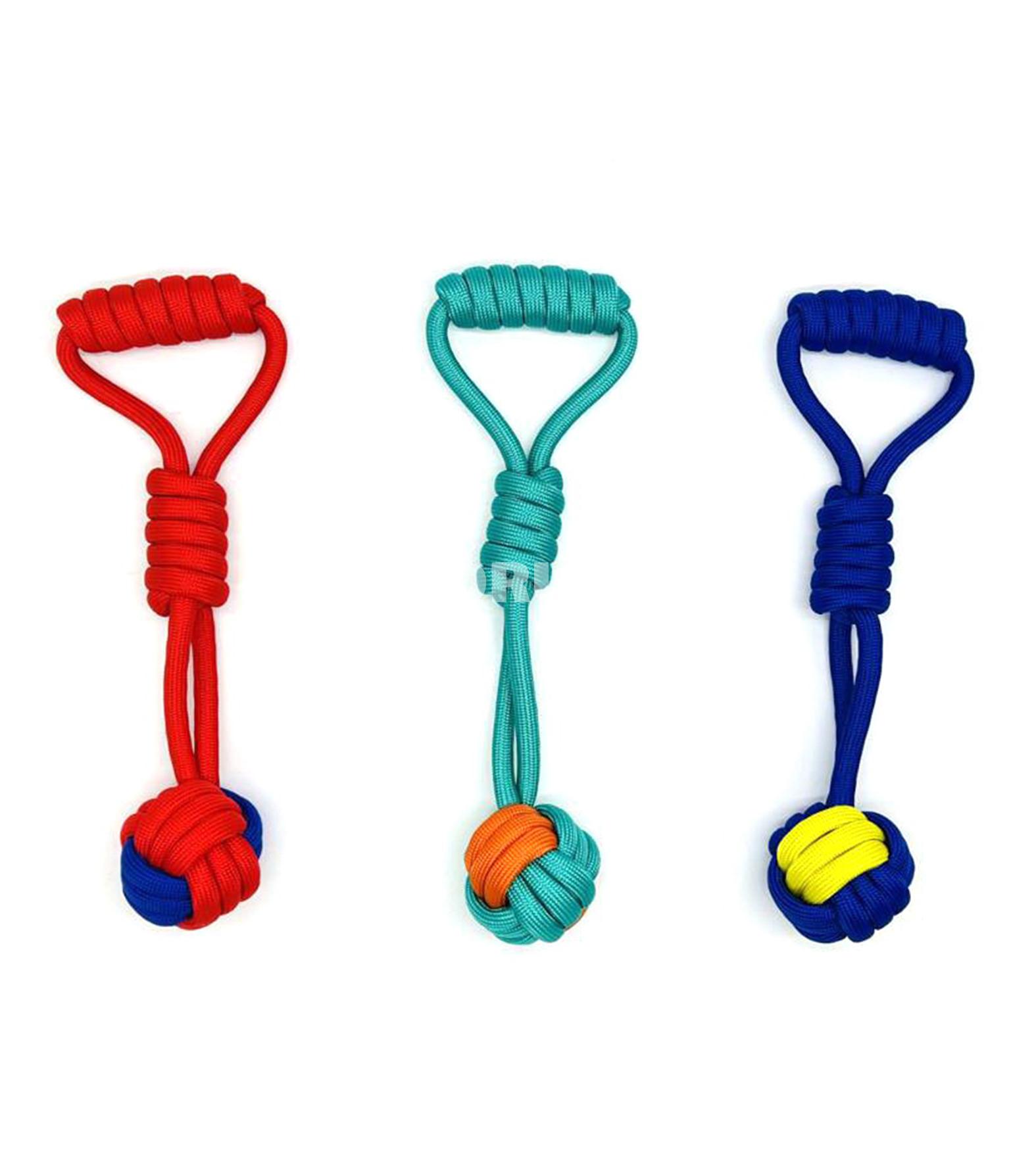 Nunbell 0147 kəndir oyuncağı — möhkəm, parlaq və təhlükəsiz it oyuncağıdır.