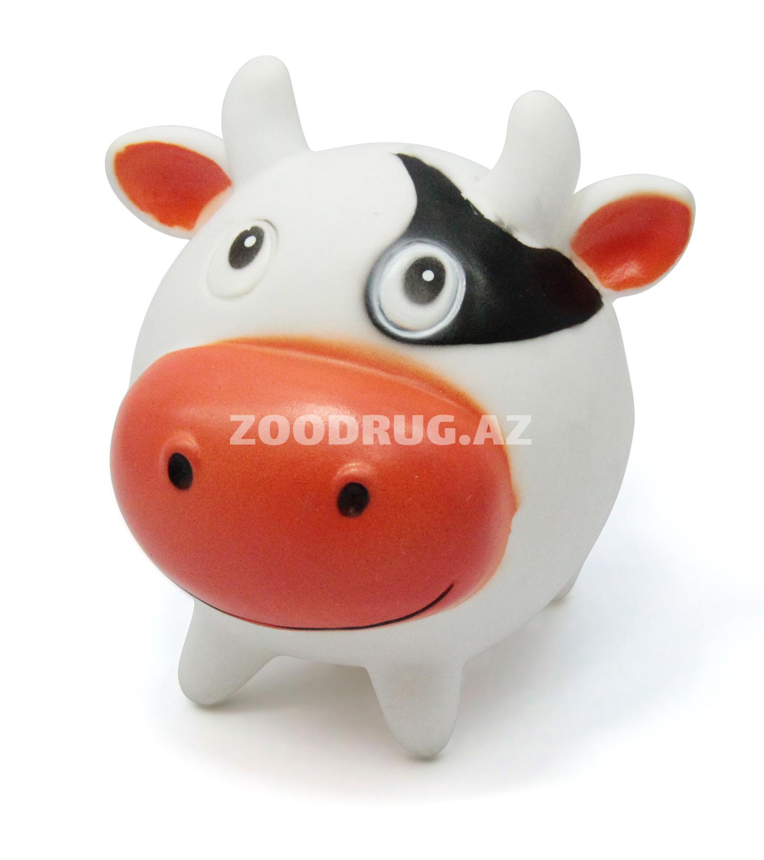 Nunbell #0116 Pet Latex Toy – “İnek” formalı it oyuncağı