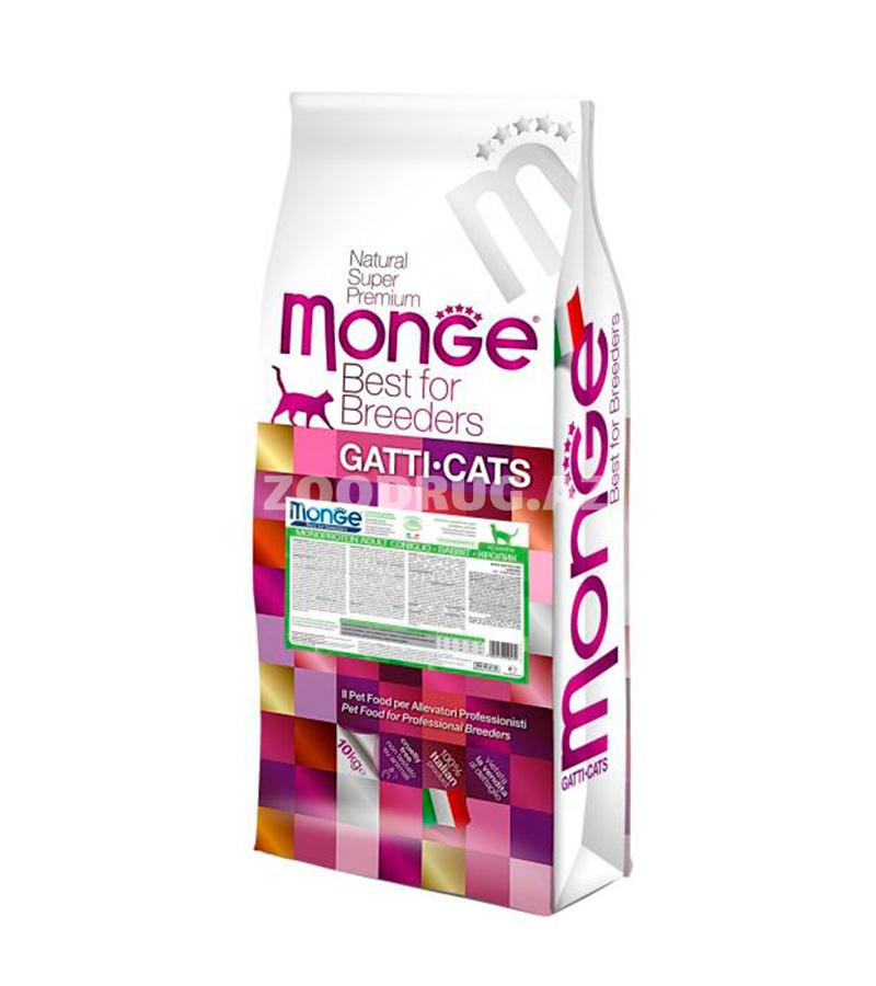 Сухой корм Monge Adult Cat Rabbit Monoprotein полноценный рацион для взрослых кошек и котов со вкусом кроликом.