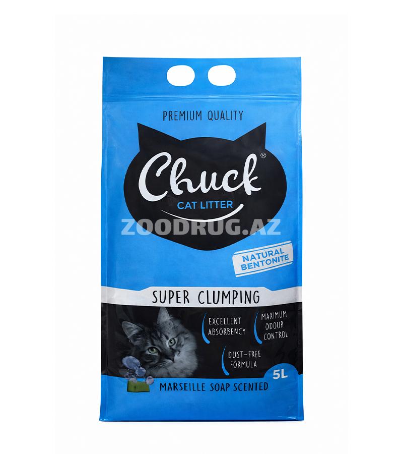 Наполнитель Chuck Super Clumping Marseille Soap с ароматом марсельского мыла
