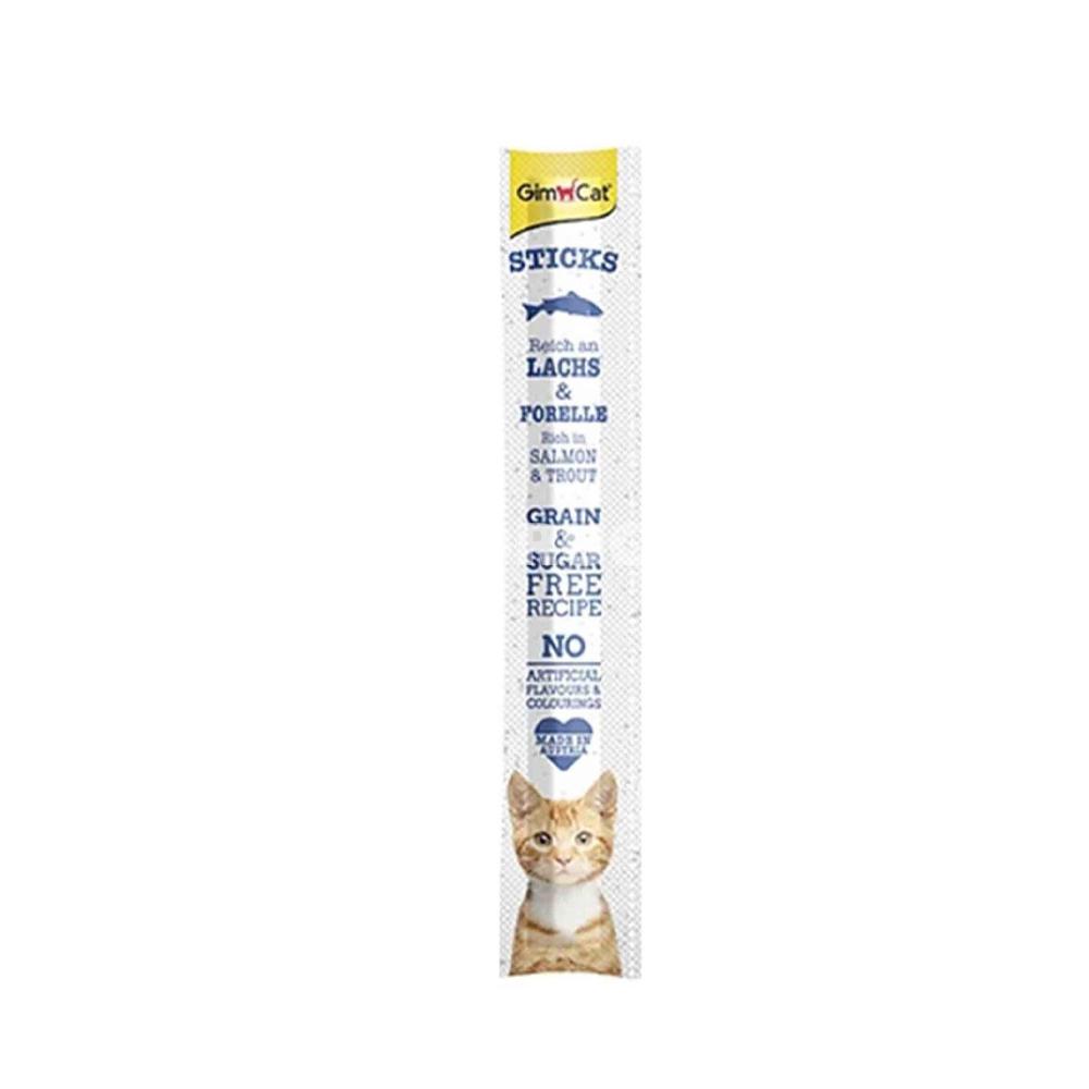 GimCat Soft Chew Stick for Cats — жевательные палочки для кошек с лососем и форелью