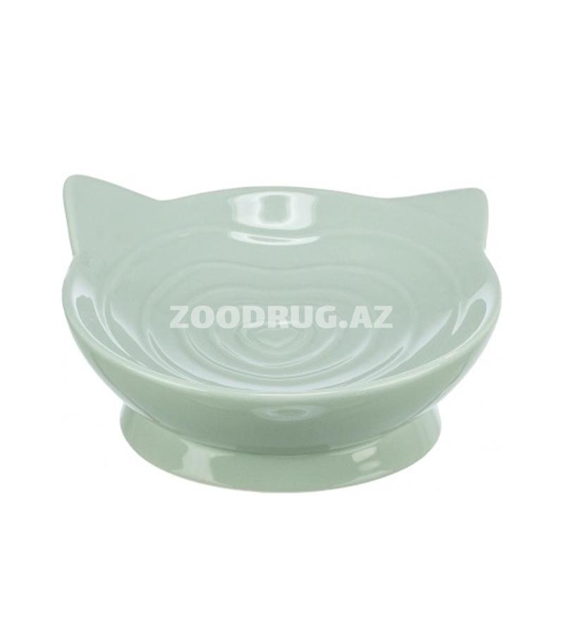 Trixie keramika pişik qabı altlıqla — stil və rahatlıq üçün ideal seçim