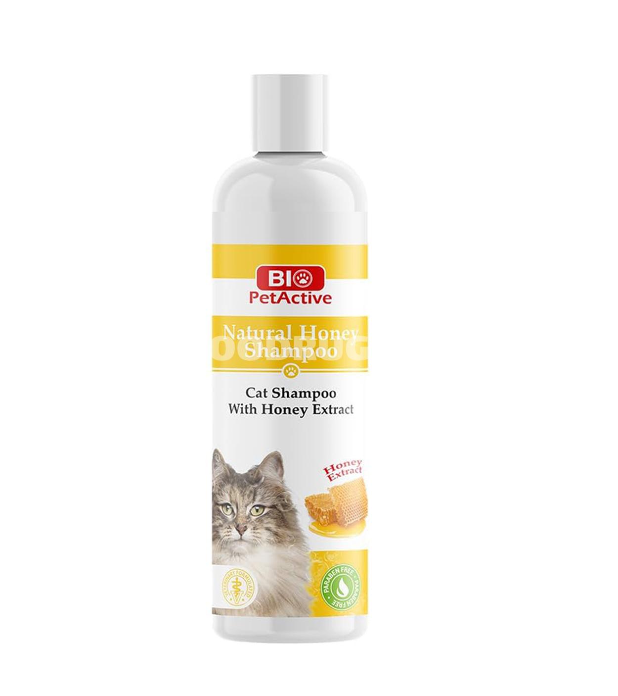 Bio PetActive Natural Honey Shampoo Pişiklər Üçün Bal Ekstraktı ilə Şampun 250 ml.