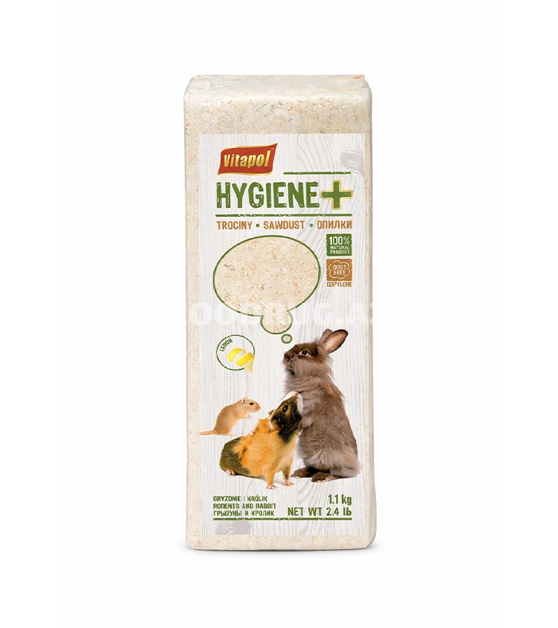 Опилка Vitapol Hygiene плюс с ароматом лимона для кроликов и грызунов 1.1 кг.#1055