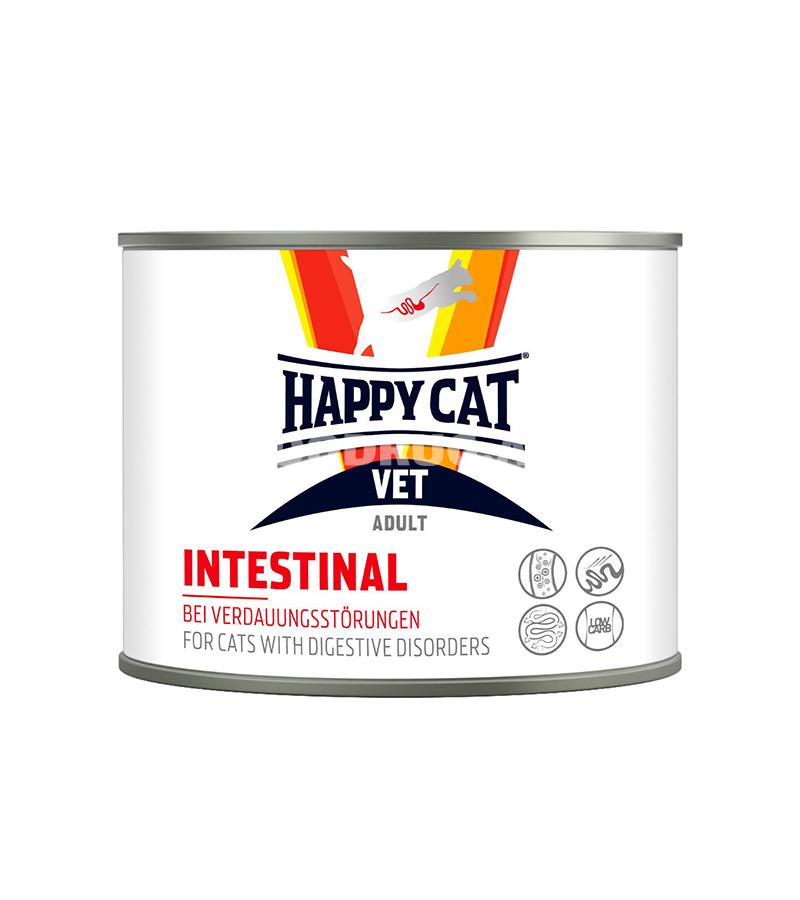 Happy Cat Vet Intestinal Adult – həzm pozğunluqları zamanı pişiklər üçün yaş yem, 200 q