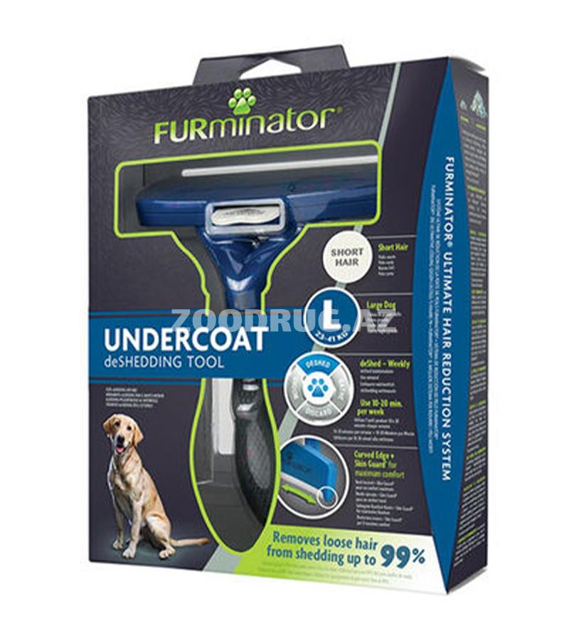 Профессиональный инструмент для вычёсывания Furminator-для крупных собак с короткой шерстью размер L