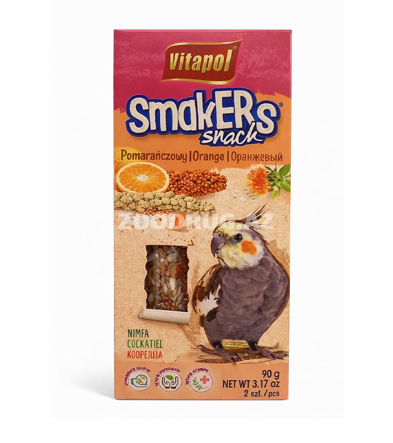 Лакомство Vitapol Smakers Snack Orange для корелл со вкусом апельсина 90г #2208.