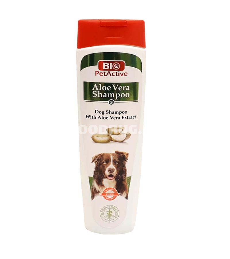 Bio PetActive Aloe Vera Shampoo Təbii Aloe Vera Ekstraktı ilə İtlər Üçün Şampun 400 ml.