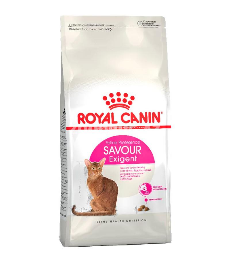 Quru yem ROYAL CANIN SAVOUR EXIGENT yetkin seçici pişiklər üçün toyuq dadi ilə.