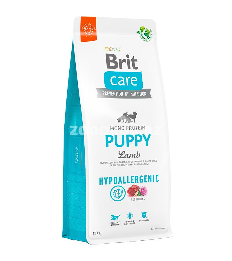 Quru yem Brit Care Puppy bala itlərin bütün cinsləri üçün quzu əti və düyü dadi ilə.