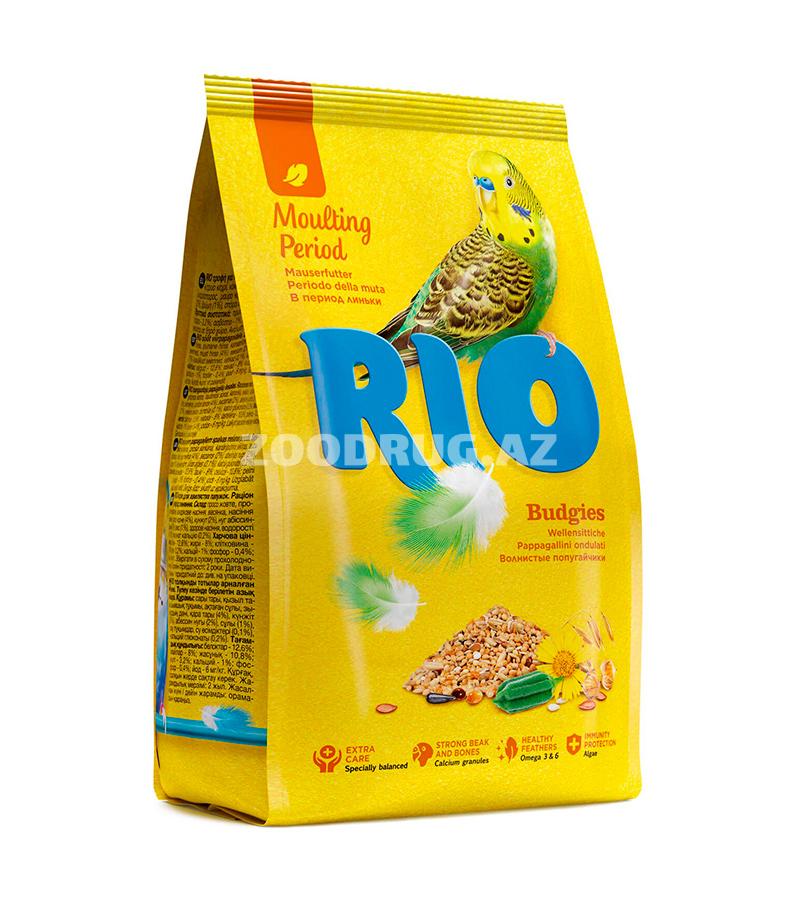 Yem RIO BUDGIES dalğalı tutuquşlar üçün lələktökən dövründə 500 qr.