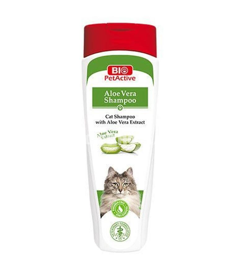 Шампунь Bio PetActive Aloe Vera Shampoo натуральный с экстрактом алоэ вера для кошек 400 мл.