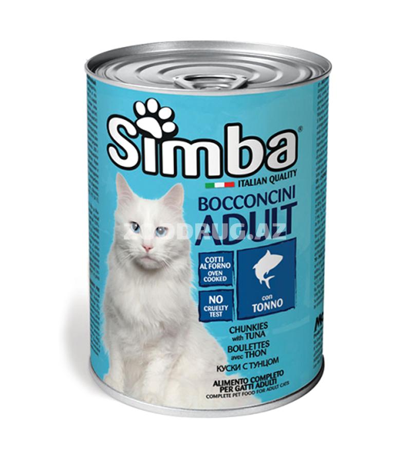 Влажный корм SIMBA CAT Chunkies with Тuna для взрослых кошек с тунцом 415 г