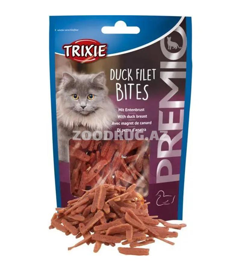 Trixie Premio Duck Filet Bites-pişiklər üçün ləzzətli ördək fileli qəlyanaltı.