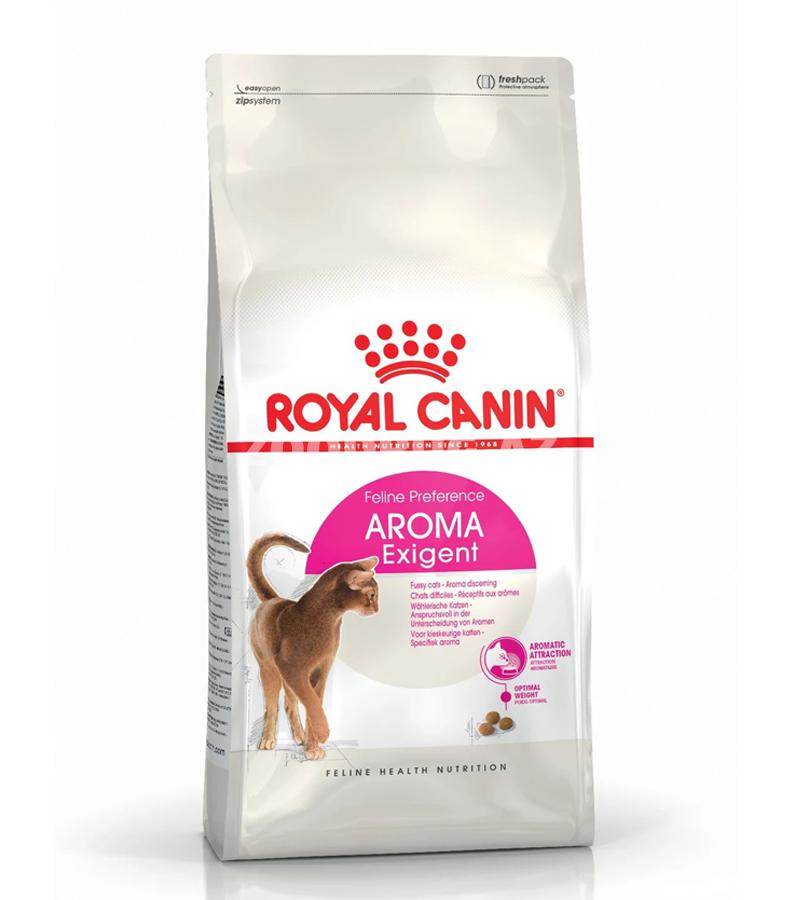 Royal Canin Aroma Exigent 33, 1 yaşdan yuxarı, məhsulun qoxusuna seçici olan böyüklər üçün pişiklərdə qurudulmuş yem 10kq