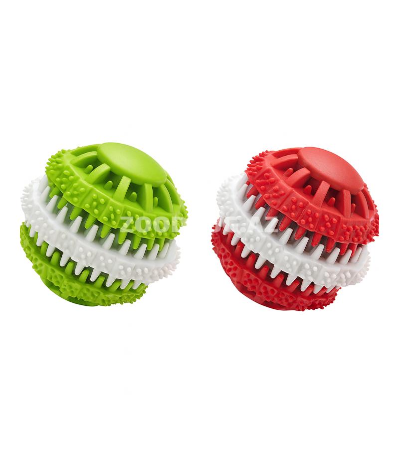 Ferplast it oyuncağı təhlükəsiz,dişləməyə davamlı rezin tikanlı top 80x80x80 мм