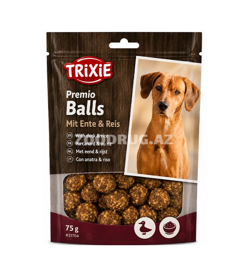 Лакомство Trixie Premio Balls - аппетитные мясные шарики для собак с уткой и рисом 80gr #31704.