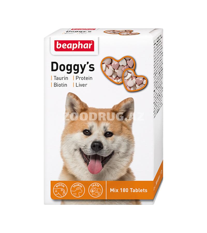 Vitaminli BEAPHAR DOGGY'S MIX çərəz itlər üçün 180 ədəd.