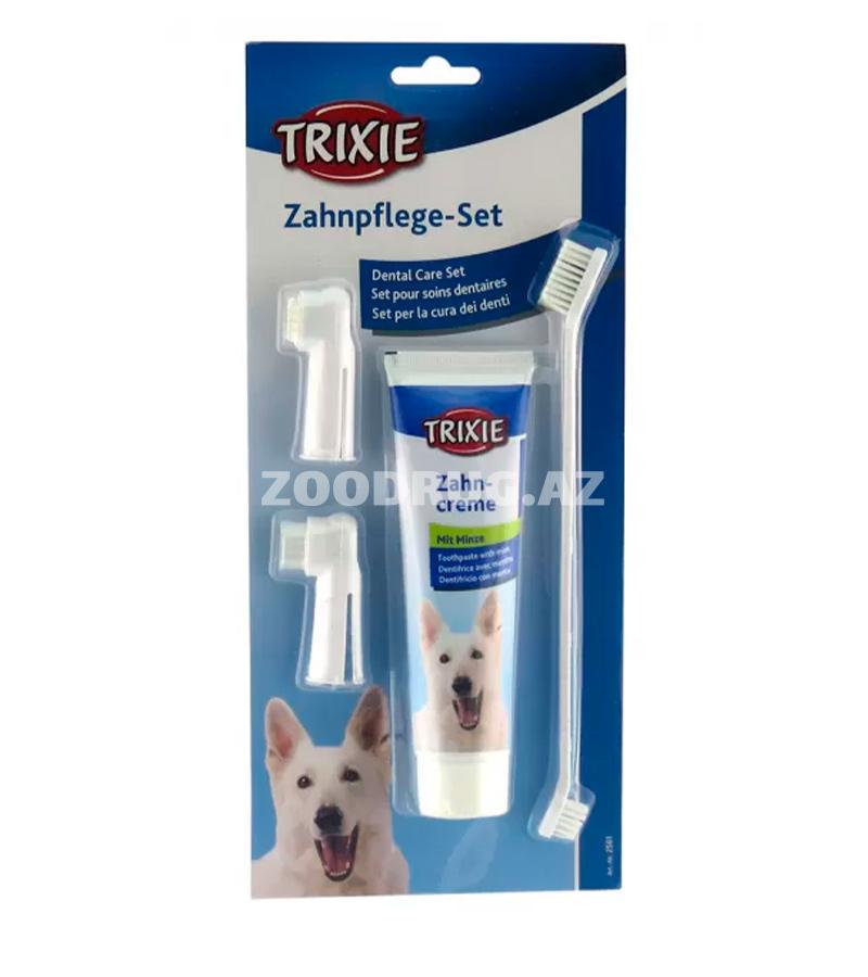 Набор для чистки зубовTrixie Dental Hygiene Set для собак.