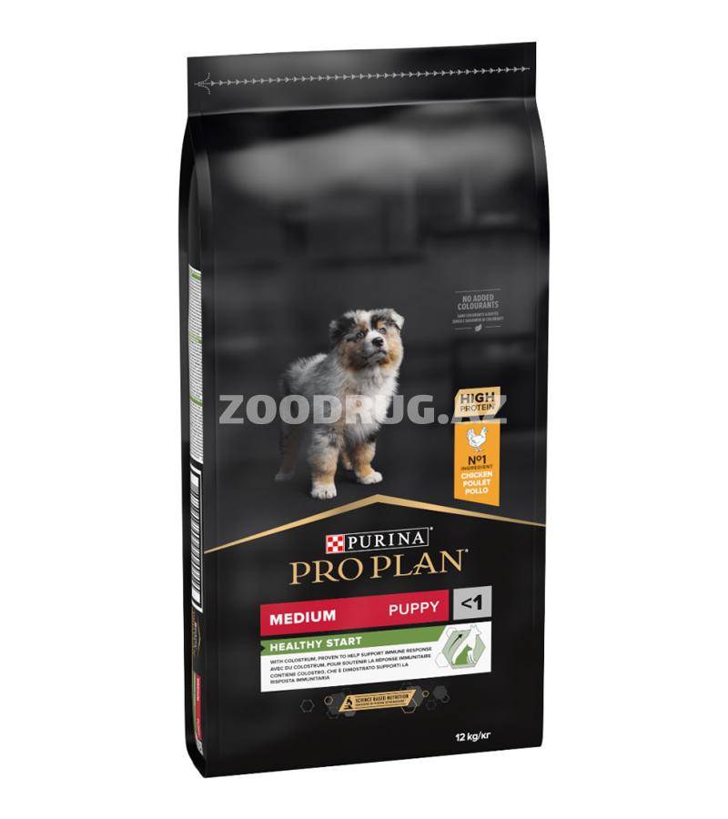 Сухой корм Purina Proplan Medium Puppy Chicken для сбалансированного питание щенков средних пород со вкусом курицей
