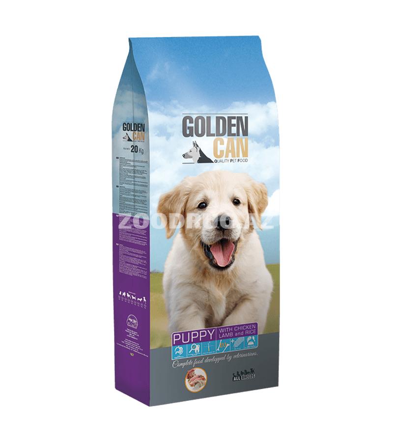 Сухой корм Ortin Golden Can Puppy с курицей, ягнёнком и рисом.