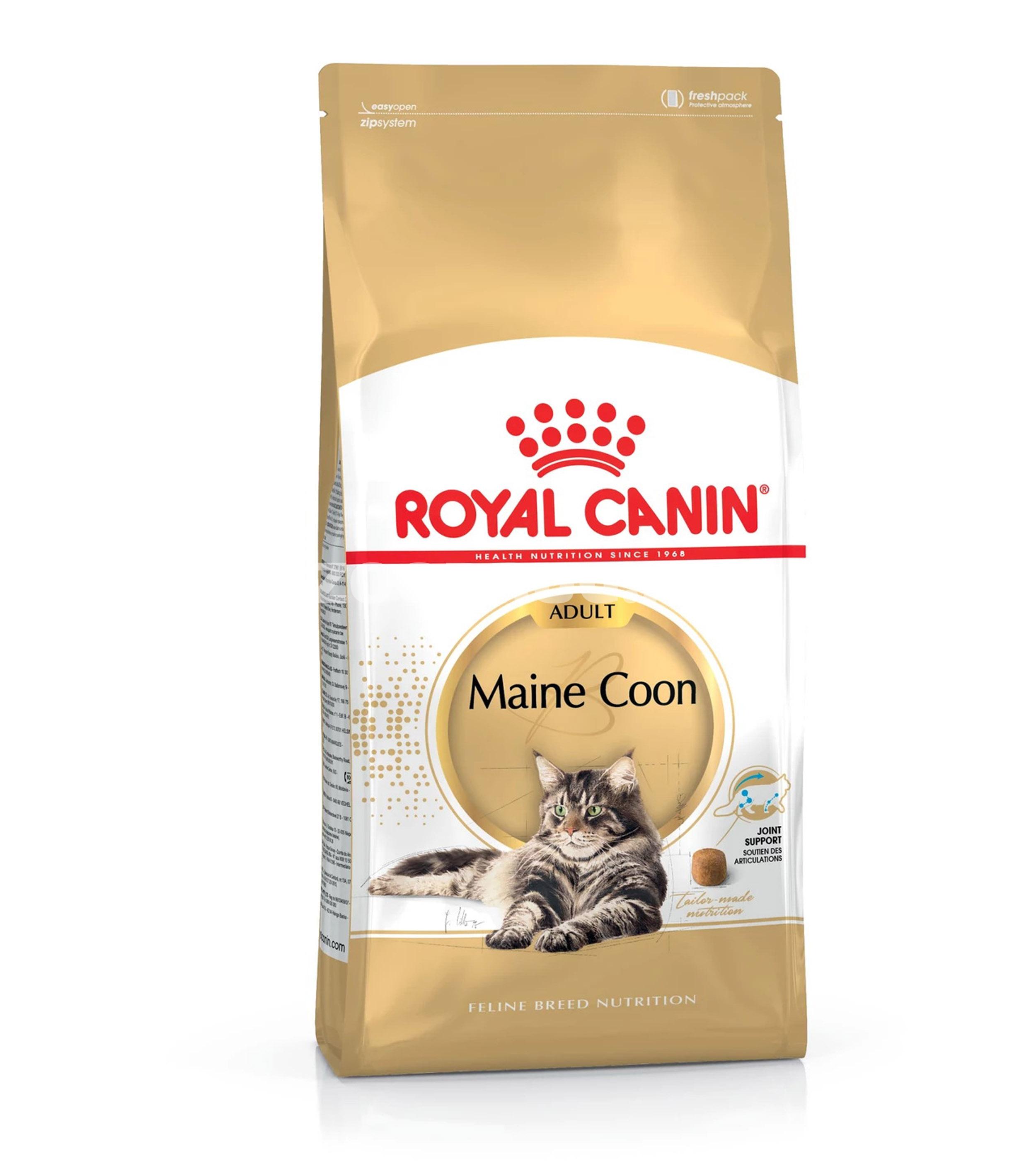 Royal Canin Maine Coon Adult — Mayn Kun pişikləri üçün tam və balanslaşdırılmış quru yem  Royal Canin Maine Coon Adult — 15 aydan yuxarı Meйн Kun cinsindən olan pişiklər üçün xüsusi hazırlan