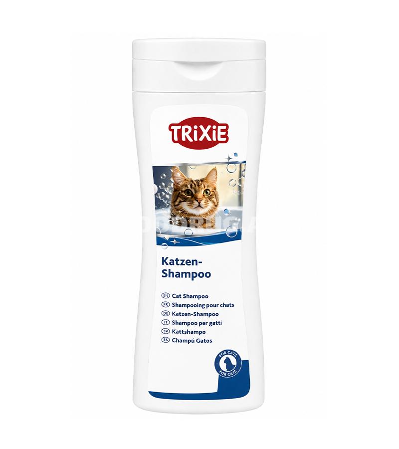 Şampun Trixie Katzen-Shampoo - pişiklərin tük və dərisinə zərif qulluq üçün xüsusi hazırlanmış yumşaq şampun 250 ml #2908.