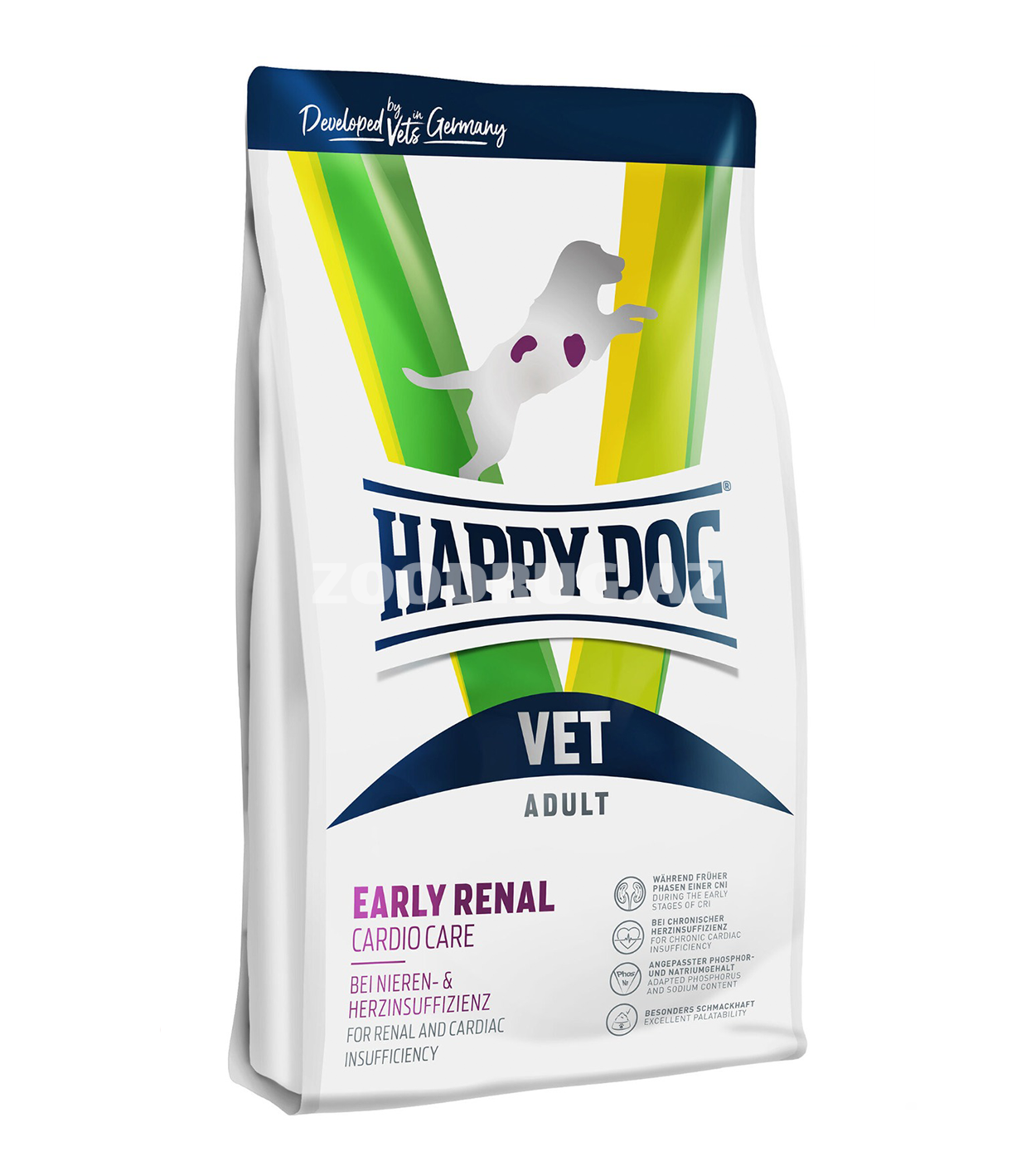 Сухой корм Happy Dog VET Early Renal (Cardio Care) для взрослых собак при начальной стадии почечной и сердечной недостаточности