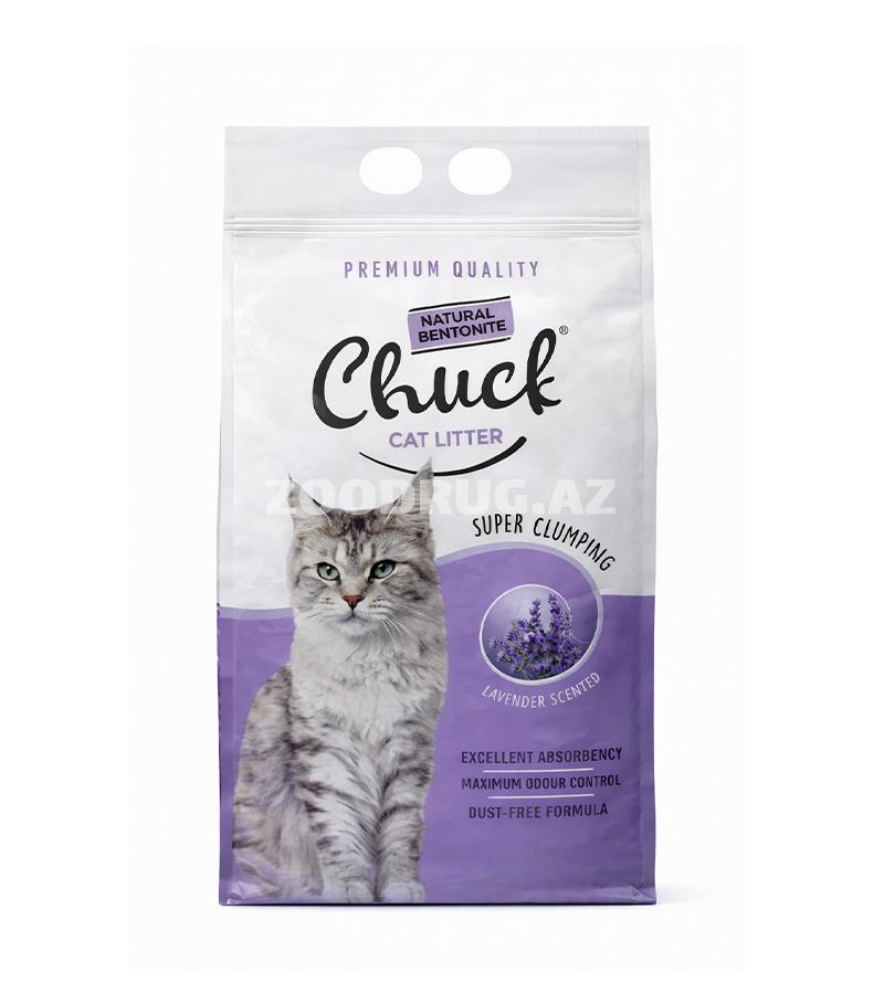 Наполнитель Chuck Super Clumping Lavender с нежным ароматом лаванды