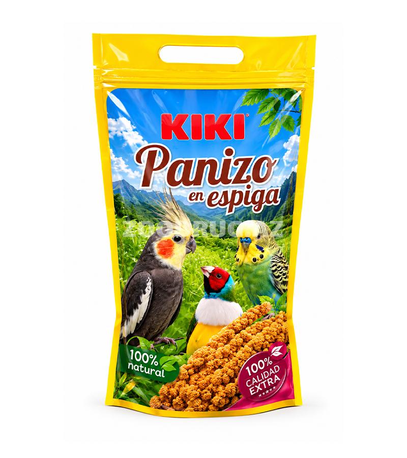 Ləzzət KIKI Panizo en Espiga - seçilmiş sünbüllü darıdan hazırlanmış dekorativ quşlar üçün təbii qəlyanaltıdır və ev heyvanının gündəlik rasionunu müxtəlifləşdirməyə kömək edir 250 gr #4250.