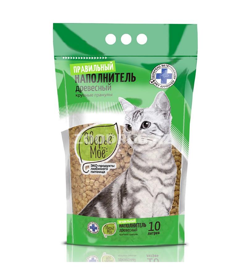 Zveryo Moe iri qranullu ağac doldurucusu-pişik tualeti və kiçik ev heyvanları üçün təbii həll yoludur