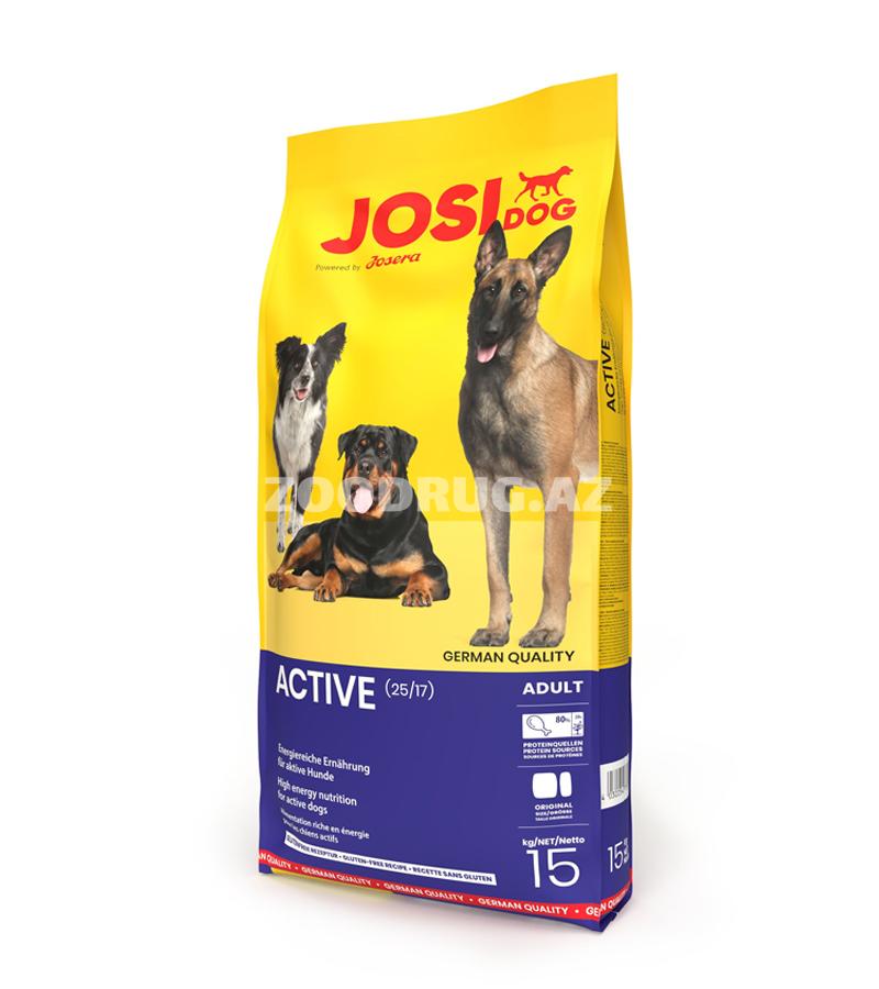 Сухой корм Josera JosiDog Active высокоэнергетический корм без глютена для взрослых, активных собак со вкусом птицы