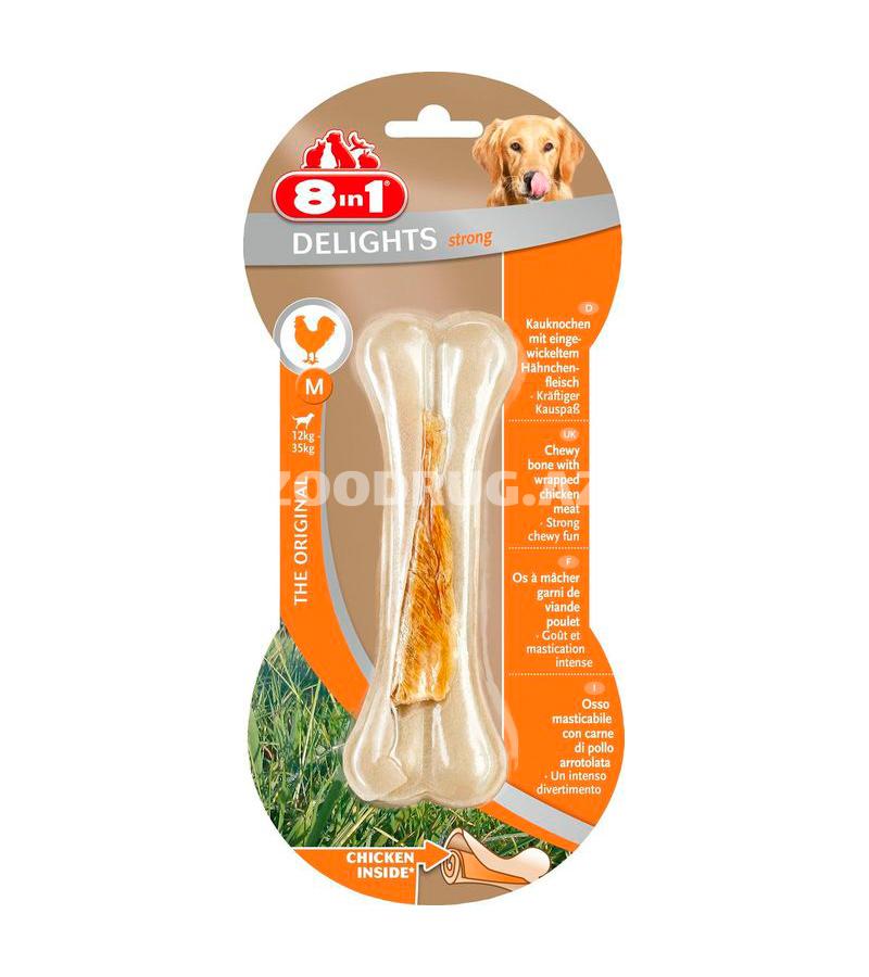 Çərəz 8 IN 1 DELIGHTS M dişləri təmizləmək üçün orta və böyük cins itlər üçün.