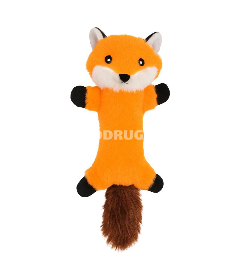 Nunbell yumşaq tülkü oyuncağı — parlaq rəngi və toxunuşda xoş materialı ilə itin diqqətini cəlb edən əyləncə üçün ideal oyuncaqlardan biridir.