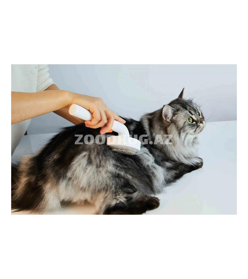 PETKIT tükləri darayan fırça-istənilən tip tüklü pişik və itlərin gündəlik baxımı üçün effektiv alətdir.