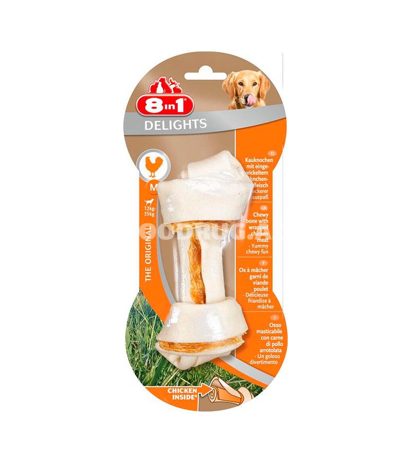 Çərəz 8 IN 1 DELIGHTS M dişləri təmizləmək üçün orta və böyük cins itlər üçün.