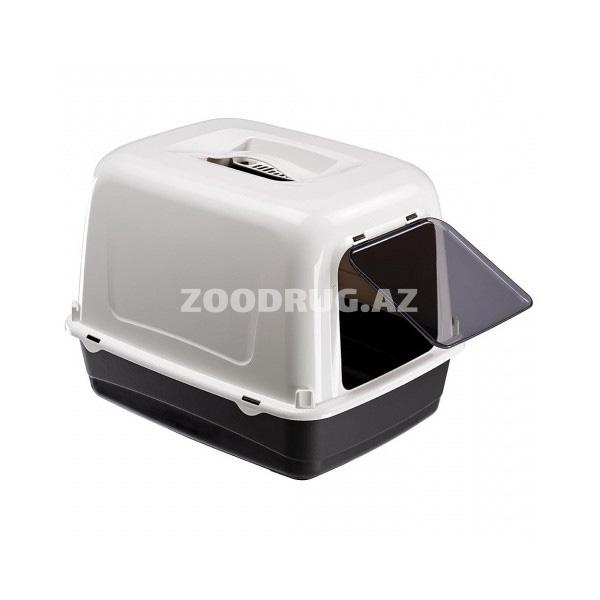 Биотуалет Ferplast Clear Can 10 закрытый лоток для кошачьего туалета 47x36x35 см