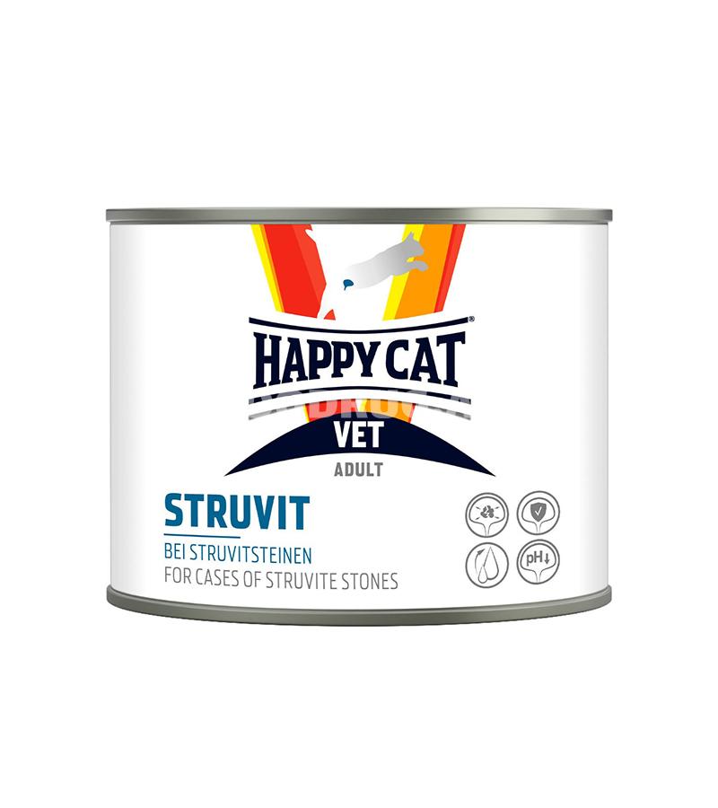 Happy Cat Vet Struvit Adult – struvit daşları olan pişiklər üçün yaş yem, 200 q